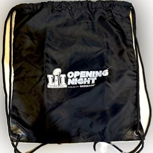SUPER BOWL LI BAG BACKPACK OPENING NIGHT HANDOUT PATRIOTS FALCONS TOM BRADY 28-3